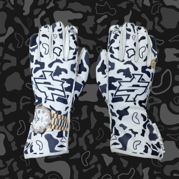 Sublimated Rollie Watch SFI Race Gloves