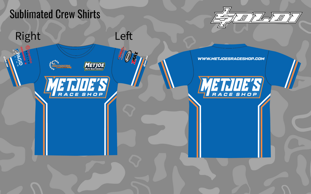 Custom Sublimated Crew Shirts