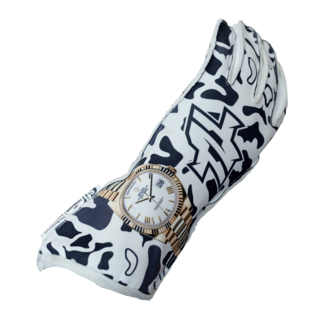 Sublimated Watch SFI Race Gloves
